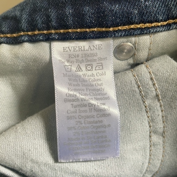 Everlane - The Way Home Cutoff Summer Denim Jean Shorts - Blue - 29 - Picture 9 of 10